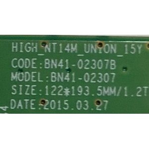 MAIN PARA SMART TV SAMSUNG / NUMERO DE PARTE BN94-08849A / BN41-02307B / BN9408849A / BN4102307B / BN97-09262D / DISPLAY T550HVN08.3 / MODELO UN55J5300AFXZX DH01